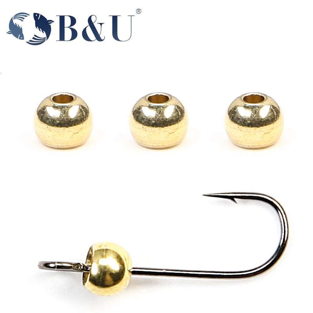 B&U Micro Sinker DIY For Jig Head Fishing Big Eye Hooks Bullet Weights Soft Lure Group 0.19g/0.32g/0.48g/0.76g Hook Aggravated S260305