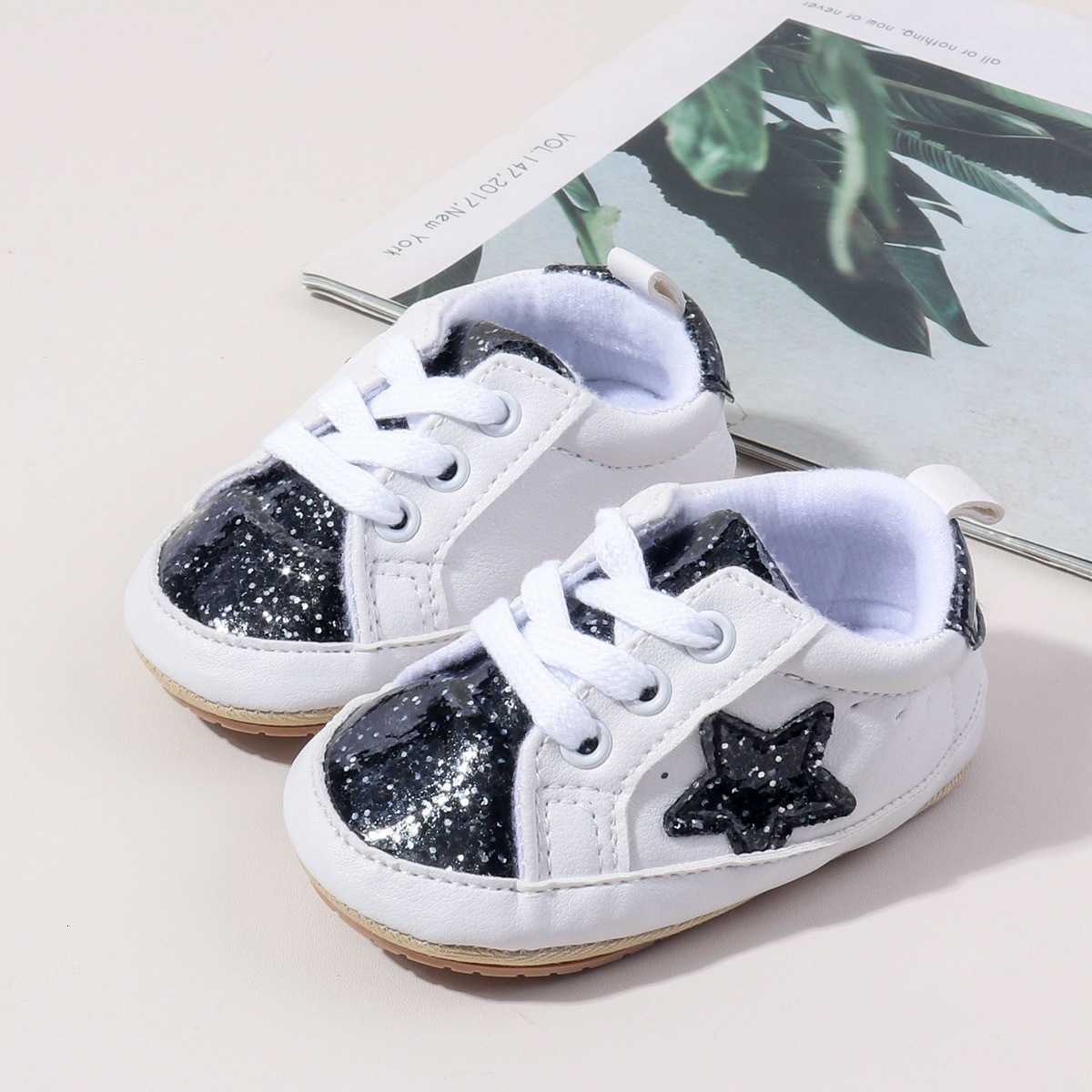 Customized handmade baby shoes with baby name pictures to celebrate the first step of newborns lace baby shoes for toddlers X250322