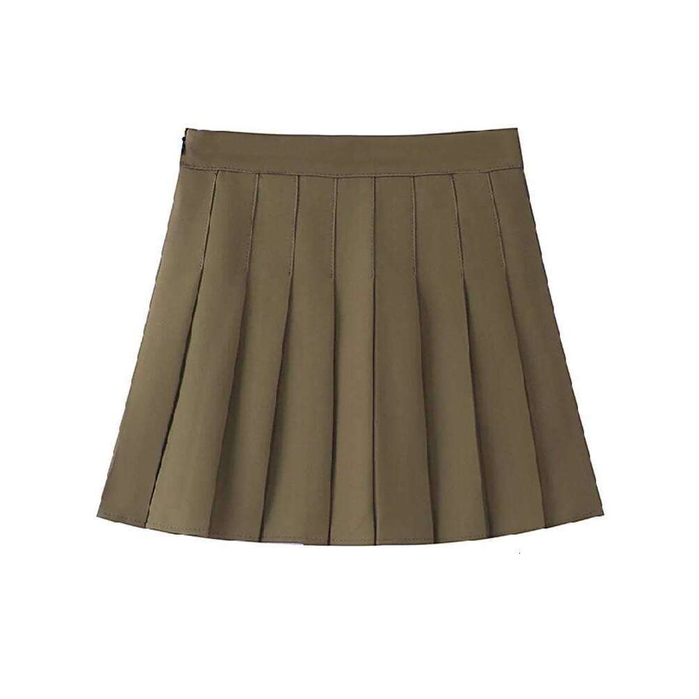 Summer High Waist Zipper Girls Dancing JK Mini White Women Pleated Skirts Black Fashion Student A Line Faldas 2026 XJ260309