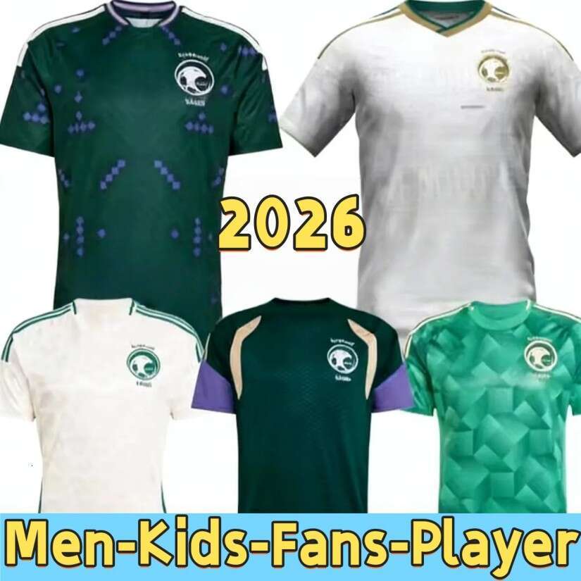 2026 World Cup Saudi Arabia socer jersey 26 27Buraikan Firas Al- Musab Al-Juwayr Saud Abdulhamid Hassan Fans man Tambakti football shirts home away kit Green