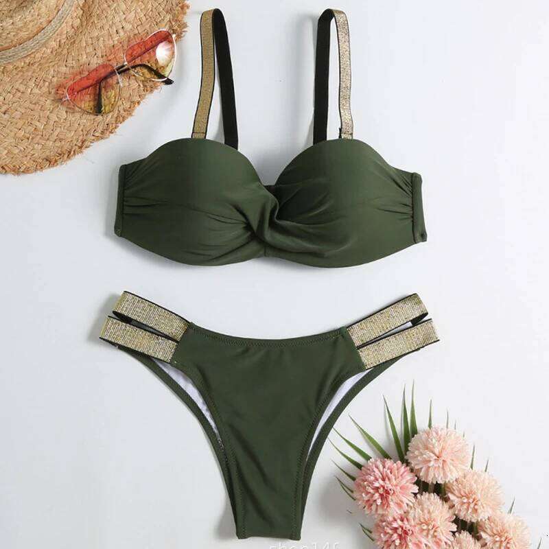 Summer Sexy Bikinis Push Up Swimsuits Women's Swimwear For Female Beach Swim Wear Bathing Suits Brazilian Bikini Set Pool Bather XJ260206