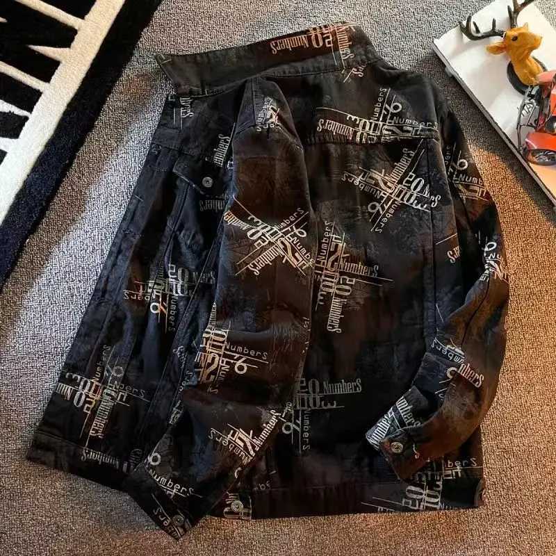 2026 spring new style coat men fashion Jean JaCKets men Outerwear Denim Coatsautumn mens Denim JaCKet male size M-4XL M260309