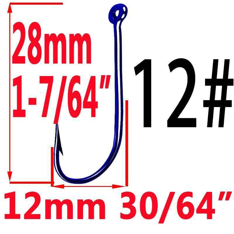 50pcs Hooks Fishing Tackle Durable Fishhooks Carp Barbed Hook Ocean River Lake Bait Lure Fish Tool S260305