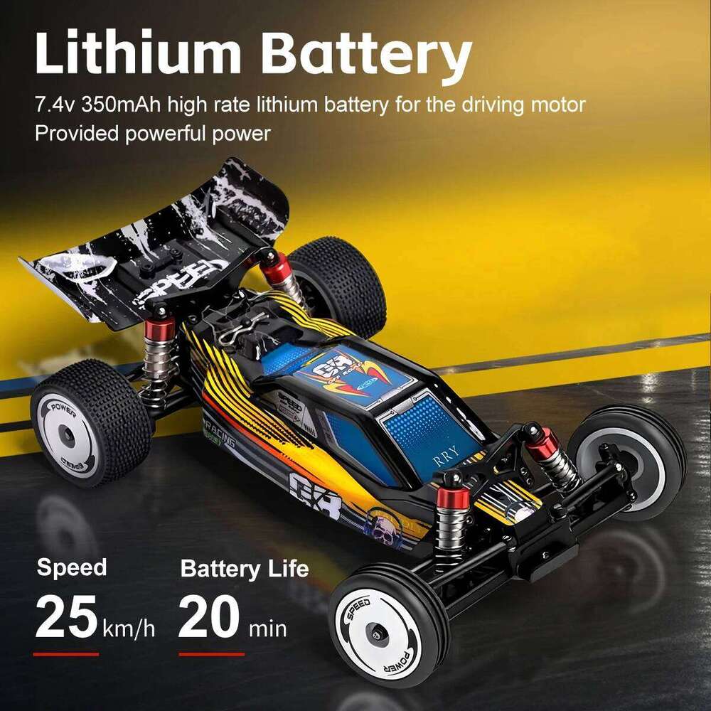 Wltoys 244016 RC Car 1:24 2WD Remote Control Racing Vehicle 25km/H High-Speed Electric Drifting Race Cars Model Toys for Kids C260306