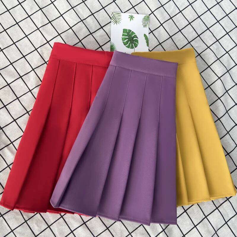 Women's Skirt Fashion Summer High Waist Black a Line Mini Pleated Short Skirts for School Girls Korean Style Ladies Clothing XJ260309