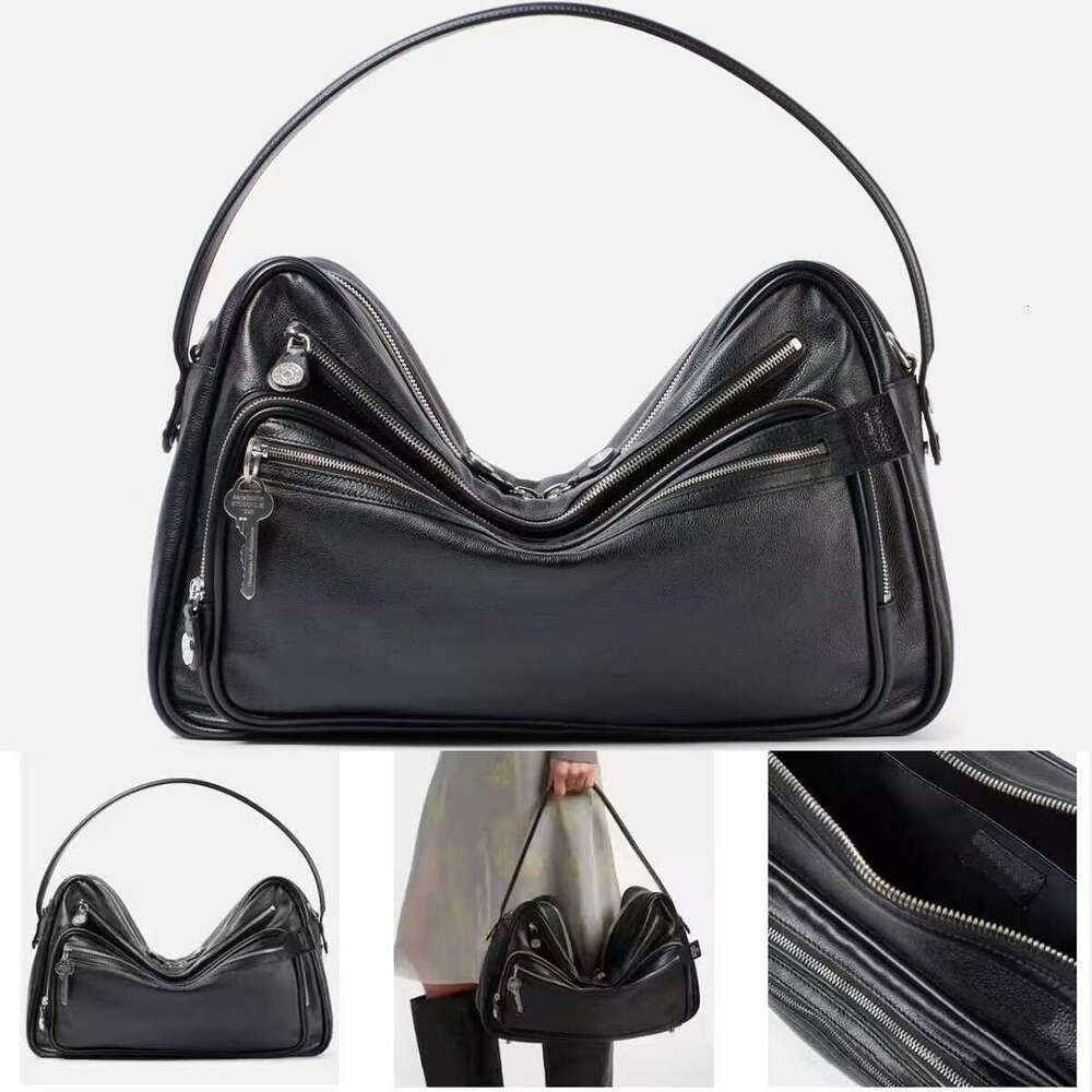 Genuinel Leather Top Acne Studios Camero Shoulder Bag Strap Handbags Ziplock Travel Multi-Compartment Motorcycle Totes Men Women Crossbody Pouch Under