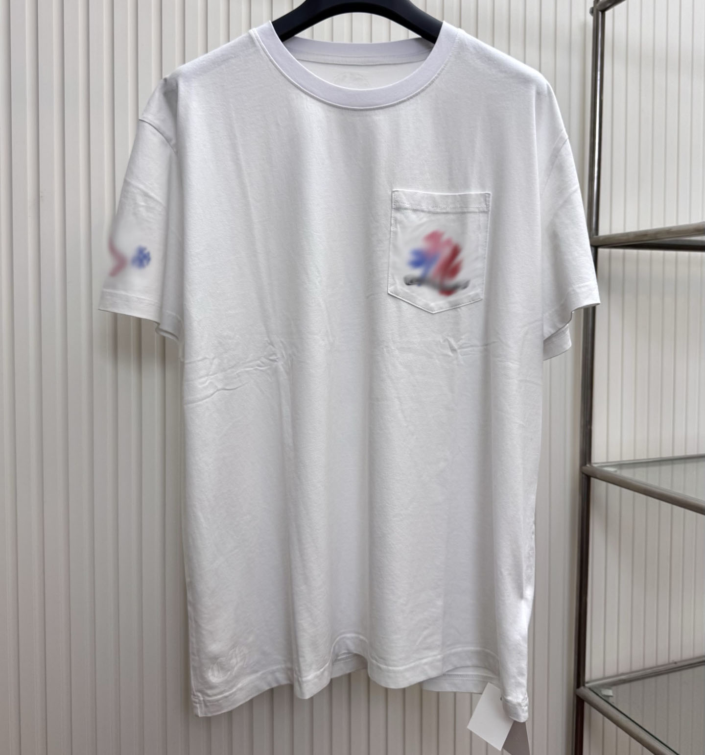 Men's T-Shirts Tees & Polos Round neck embroidered and printed polar style summer wear with street pure cottonw p1056 Ch