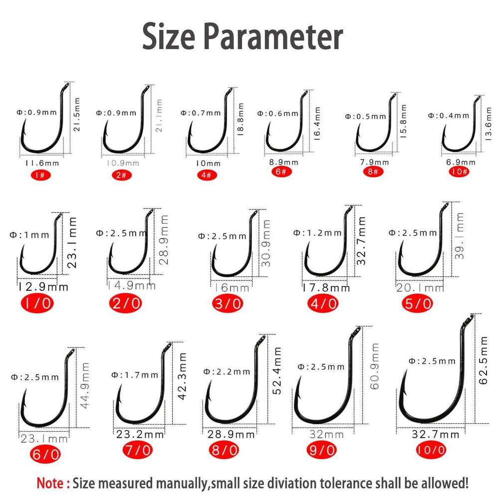 ICERIO High Carbon Steel Fishing Hooks Luminous or UV Fluo Offset Octopus Beak Hook Saltwater Fishhook Accessories #10-#10/0 S260305