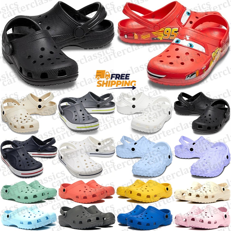 free shipping Designer croc classics sandal slipper sliders heels for shoes black men sandals slide pantoufle mens womens slippers sandles platform luxury