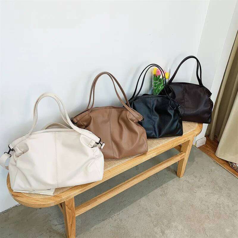 Big Black Tote Bags for Women Large Hobo Shopper Roomy Handbag Quality Soft Leather Crossbody Ladies Travel Shoulder Bag H260309