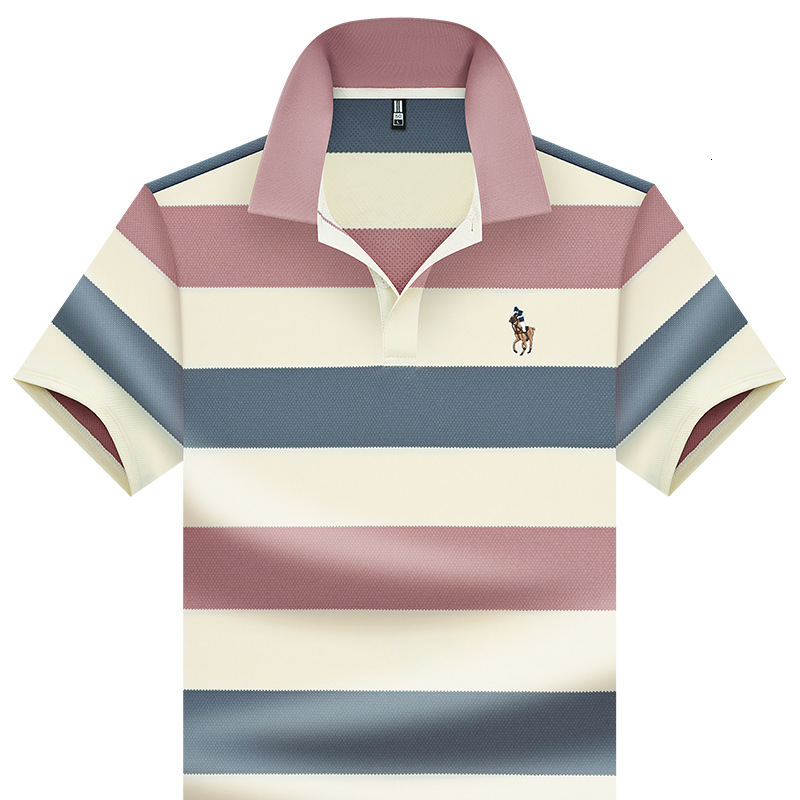 Luxury Brand Designer Clothes Ali Direct Supply Short Sleeve Polo Shirt Simple Turn-Down Collar Design Wrinkle-Resistant Non-Pilling Daily Commuting O