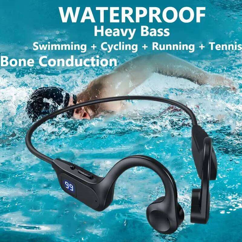 Wireless Earphone Bone Conduction Sport Swimming BT Compatible Headphone Hand-free With Mic For Running X7 Earbuds 26L0309