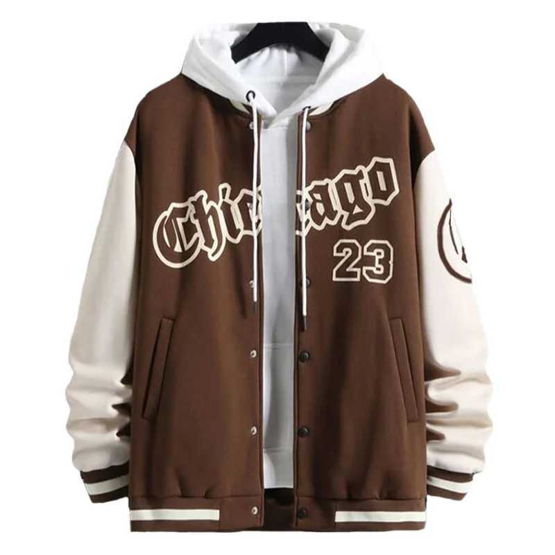 Mens Autumn Jacket Coat Letter Printed Wear Men Baseball Jacket Spring Casual Long SLeeve O-neck Jackets Mens Coats S-XXL M260309