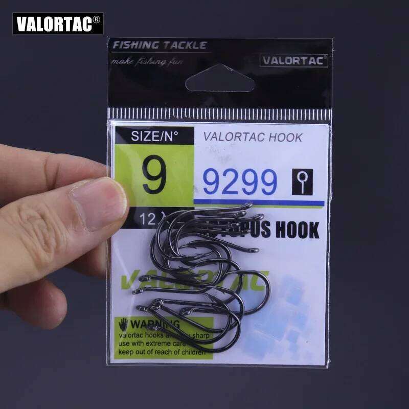 Octopus Fishing Hooks High Carbon Chmical Sharpen Barbed Circle Hook Tackle Set 5C Point Hardness Fishhooks bottom fishing hook S260305