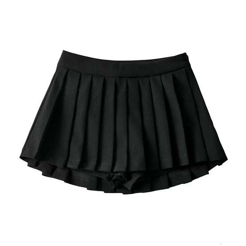 Sexy Pleated Women Korean High Waist Mini Skirts JK Preppy Summer Fashion White Black Gyaru Tennis Extreme Skirt XJ260309