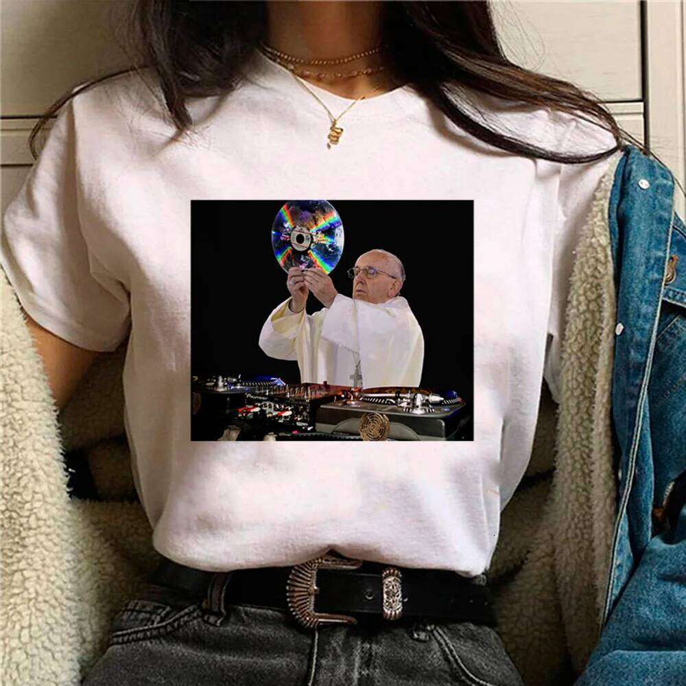 Techno Tee women designer t shirt female manga clothes XJ260306