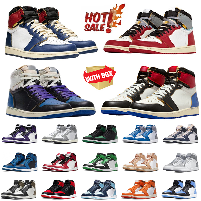 designer high 1s Basketball Shoes Palomino Washed Black Obsidian Multi Black Gold Black White Bred Womens Sports sneakers schoenen 36-47 with box