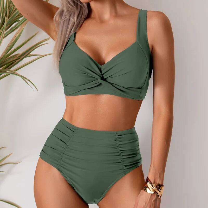 New Sexy Bikinis Push Up Swimsuits Women Swimwear For Female Beach Swim Wear Bathing Suits High Waist Bikini Set Pool Bather XJ260206