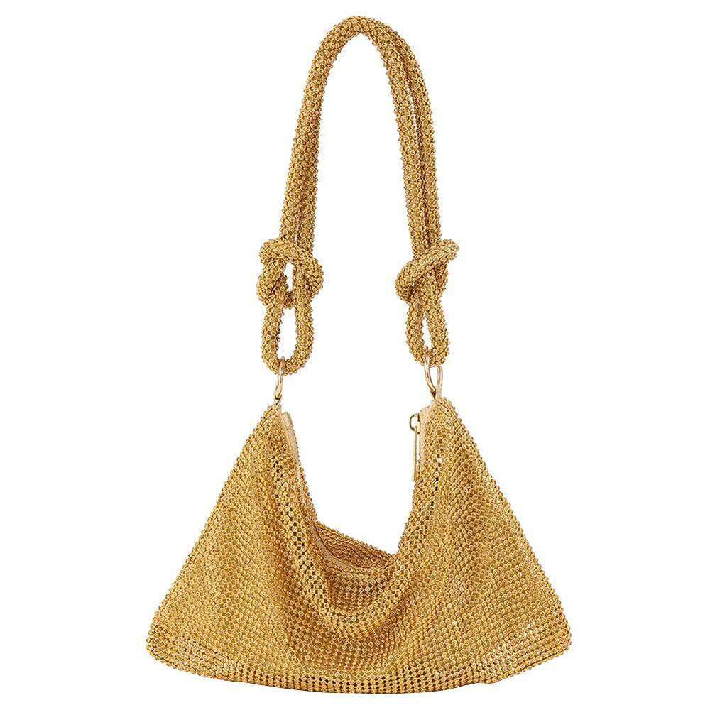 Women Shiny Rhinestone Dinner Bag New Party Wedding Purses 2023 Full-Diamond Ladies Handbag Designer Sparkly Evening Bags H260309