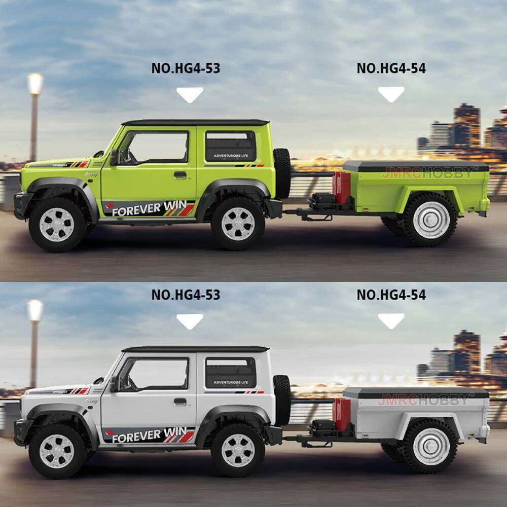 HG4-54 Semi Trailer Kit For HG4-53 Licensed SUZUKI JIMNY 1/16 Scale RC Car Crawler C260306