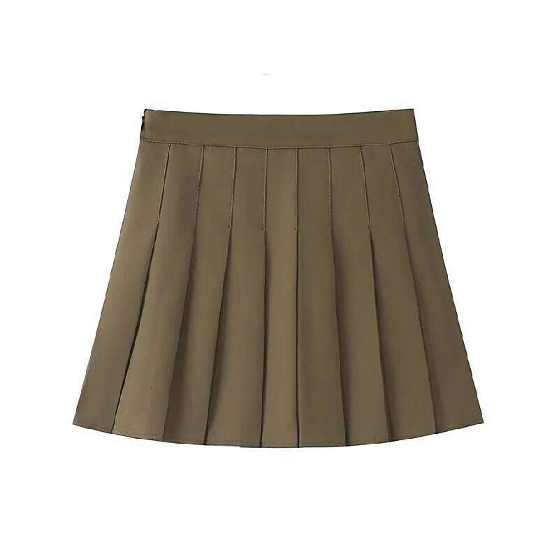 1pcs Spring Summer Womens Mini Girls Pleated Lady High Waist Cute Pink Student Short Skirt JK Uniform Skirts XJ260309