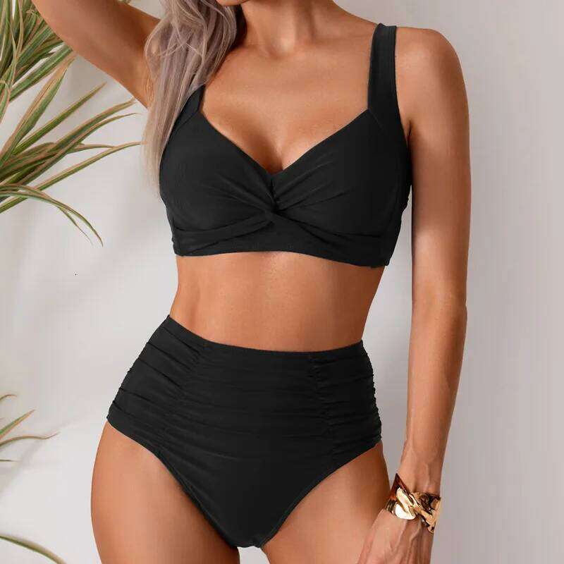 New Sexy Bikinis Push Up Swimsuits Women Swimwear For Female Beach Swim Wear Bathing Suits High Waist Bikini Set Pool Bather XJ260206