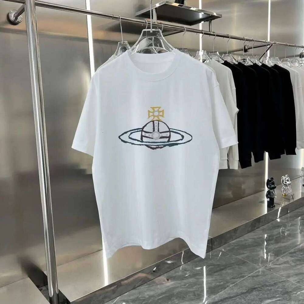 Summer Ins Trendy Brand Street Loose Crew Neck Top American Ruffian Handsome Heavy Cotton Short-sleeved T-shirt Men and Women XJ260306