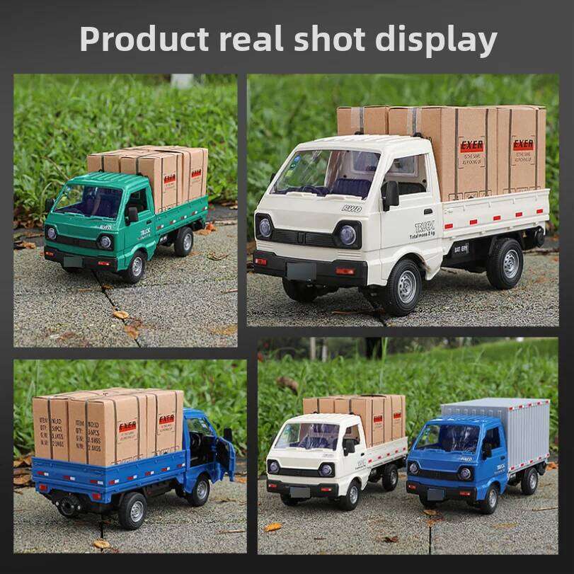 Spray Acousto-optic Remote Control Simulation Double Door Micro Card Drift Bread Truck Children's Toy Car C260306