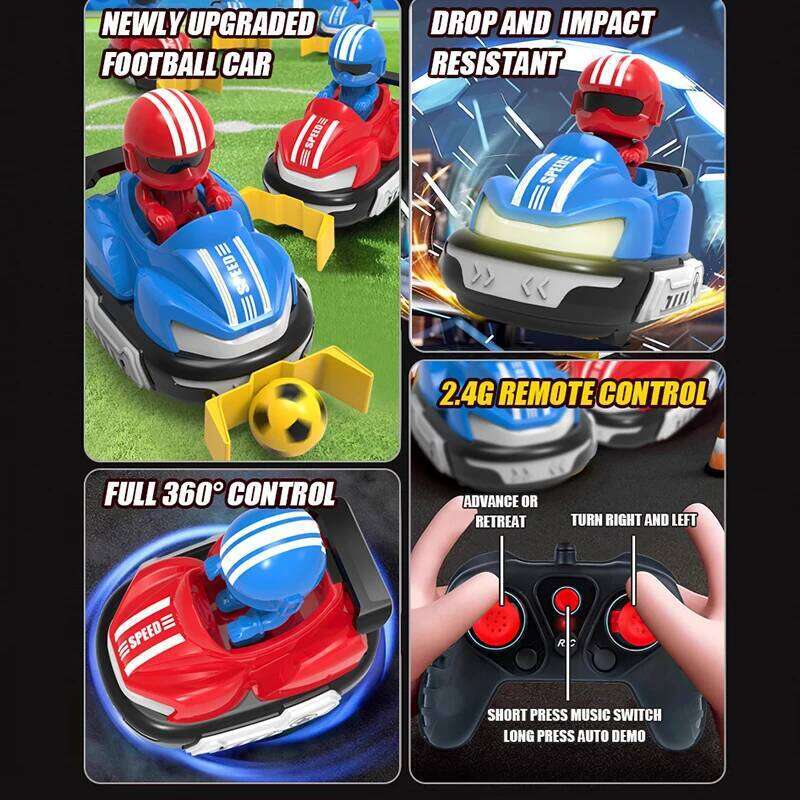 2.4G Remote Control Car Opponent Intelligent Battle Bumper Cars Crash Bounce Parent Children Games Boy Toys Kids Gifts C260306