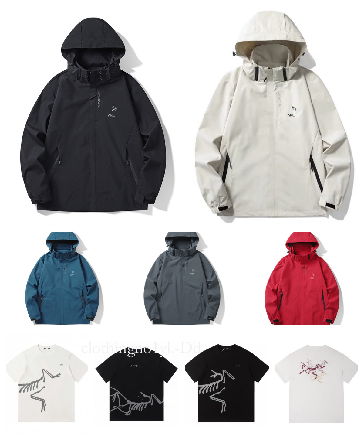 Arcteryxslys Jacket Mens T Shirt Jacket Designer Jacket Zipper Windproof Artery Jacket Outdoor Sports Men Women Male Casual Lightweight Hiking Arcs Jacket Man