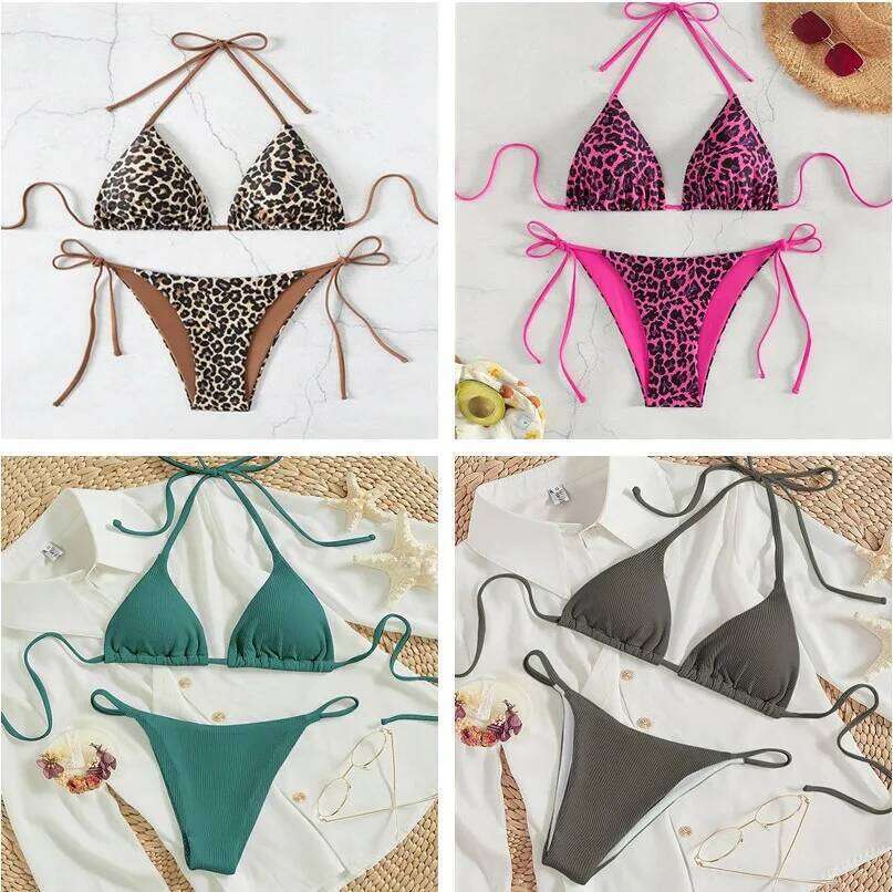 2026 Swimwear Women Beach Pad Bikini Swimsuit Maio Biquinis Femme Mujer Banador Badpak Dames Monokini XJ260206