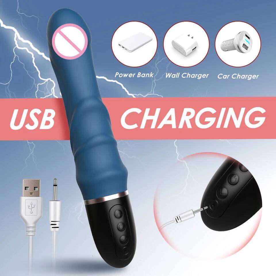 Big Dildo Vibrator Women 10 Modes G-spot Clitoral Stimulator Powerful Vaginal Massager Female Masturbator Sex Toy for Aldult 26H0309