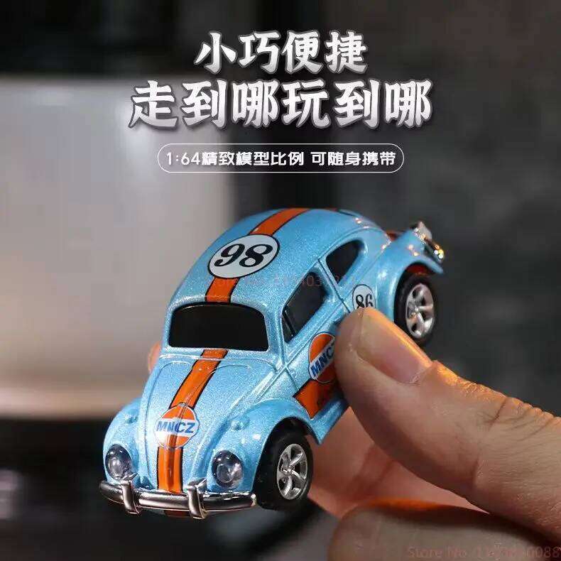 2025 New Wireless Mini Beetle Alloy Small Mobile Phone Remote Control Model Car Toy Children'S Holiday Gift C260306