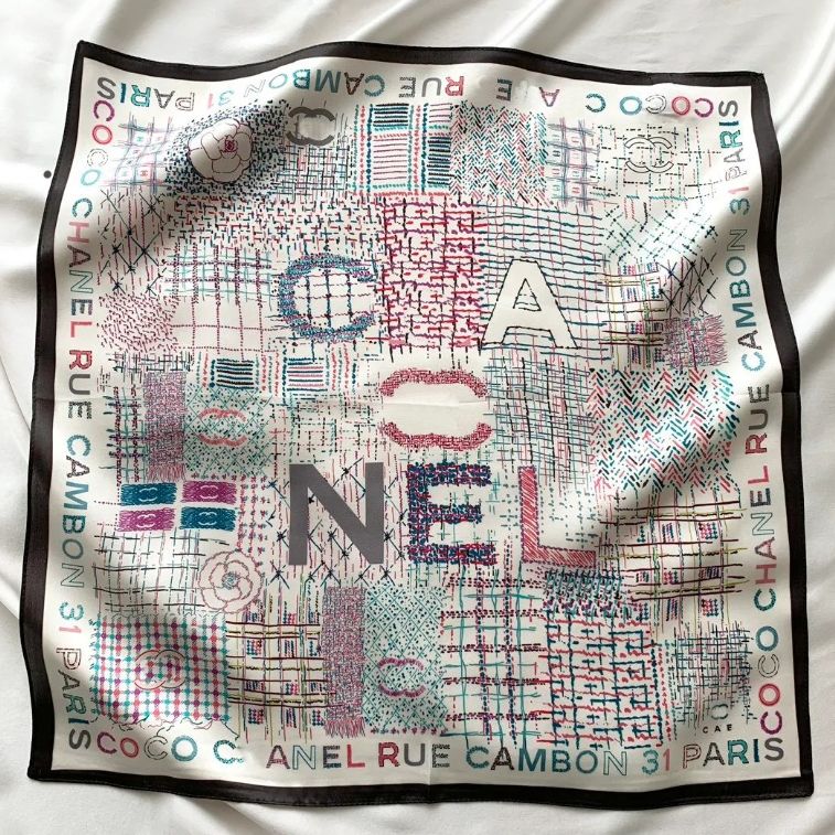 High Quality Silk Designer Letters Print Floral Silk Scarf Headband For Women Fashion Long Handle Bag Scarves Paris Shoulder Tote Lage Ribbon c91e