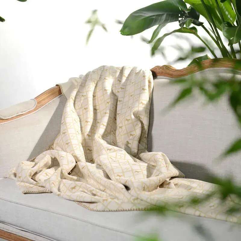 Cashmere Sofa Blanket Cotton Throw Thin Shawl Summer Air Conditioning Baby Airplane Travel Blanket - view 5