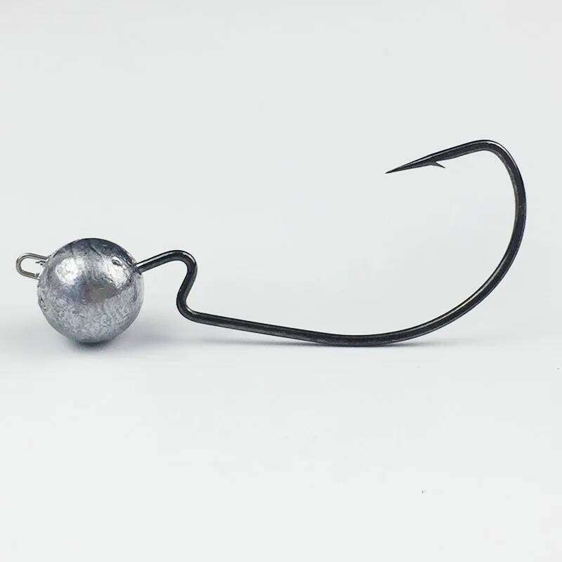 Fishing Mustad Hook Jig Head Sharp Original Color 3.8/5.7g/7.5/10.5g Worm Crank Fishhook Lot 3 Pieces S260305