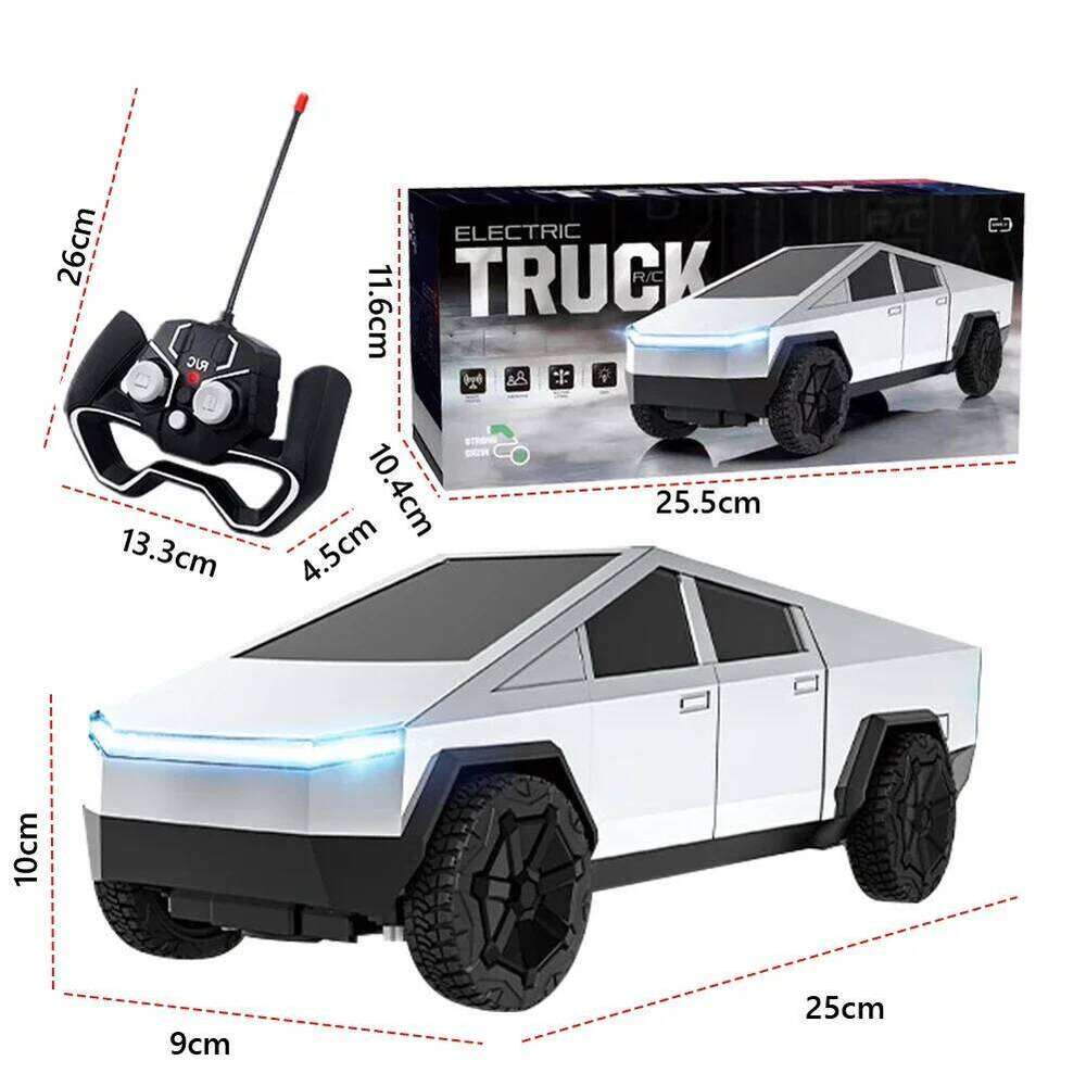 Tesla Cybertruck RC Car, Rechargeable Remote Control Toy, Gift for Kids 6+ C260306