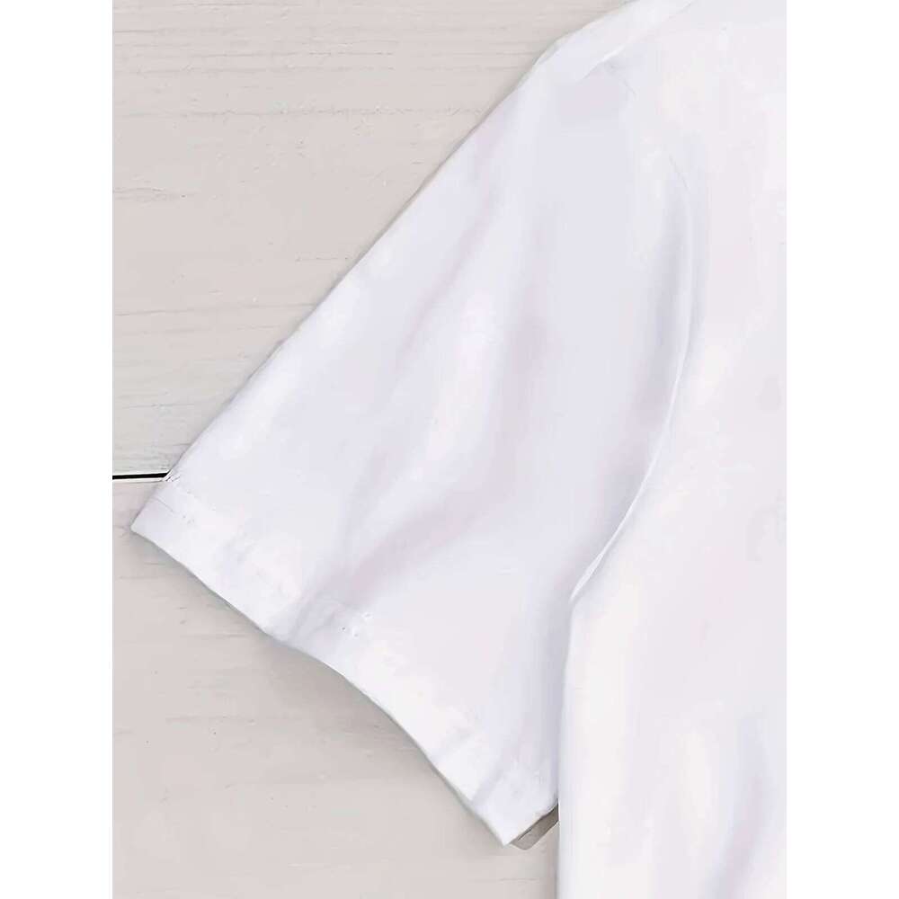 Women's Sweet Cherry Cocktail Fruit Party Print T-Shirt Casual Short Sleeve Round Neck Vibrant Top Summer Fashion XJ260306