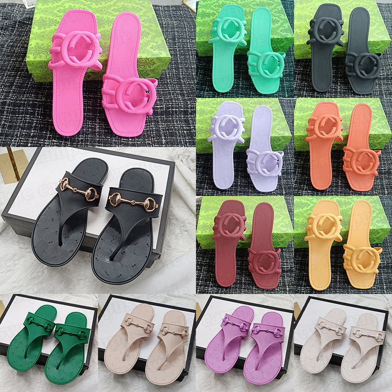 Free shipping with box slides women designer sandals stylish slippers rubble sole summer sliders beach slide flip flops sandal pink black slipper womens shoes