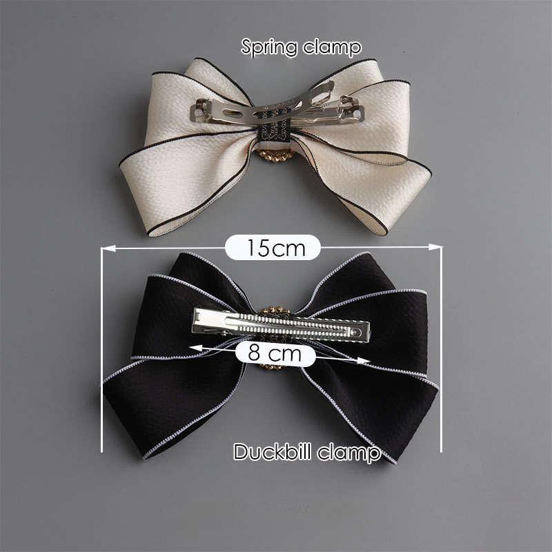 HairJewelry Hair Clips & Barrettes bow hair clips black white pearl metal flower decoration sweet elegant fashionable designer