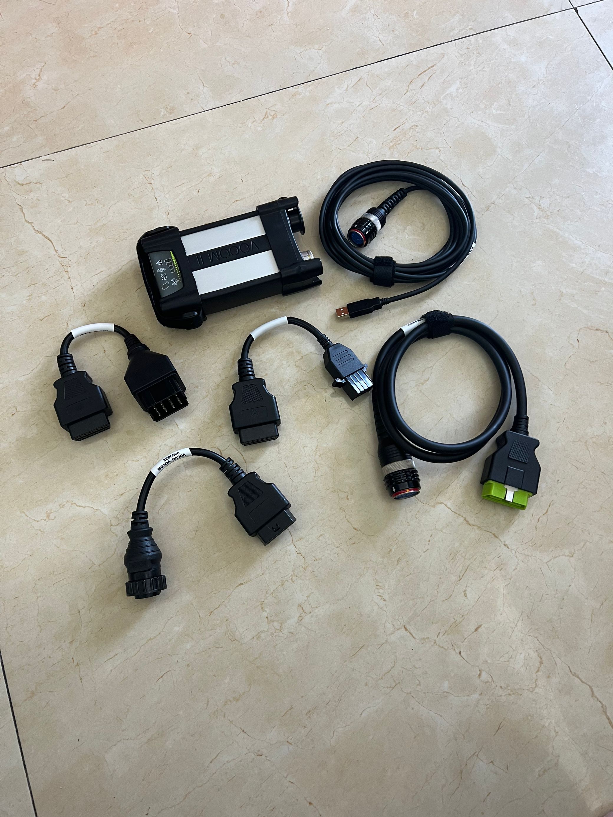 vocom 2 FOR Volvo Trucks Diagnostic Tool scanner Interface With Multi Languages LAPTOP D630 Ready to Use Interface Ptt 2.8.150 Developer Excavator Hea