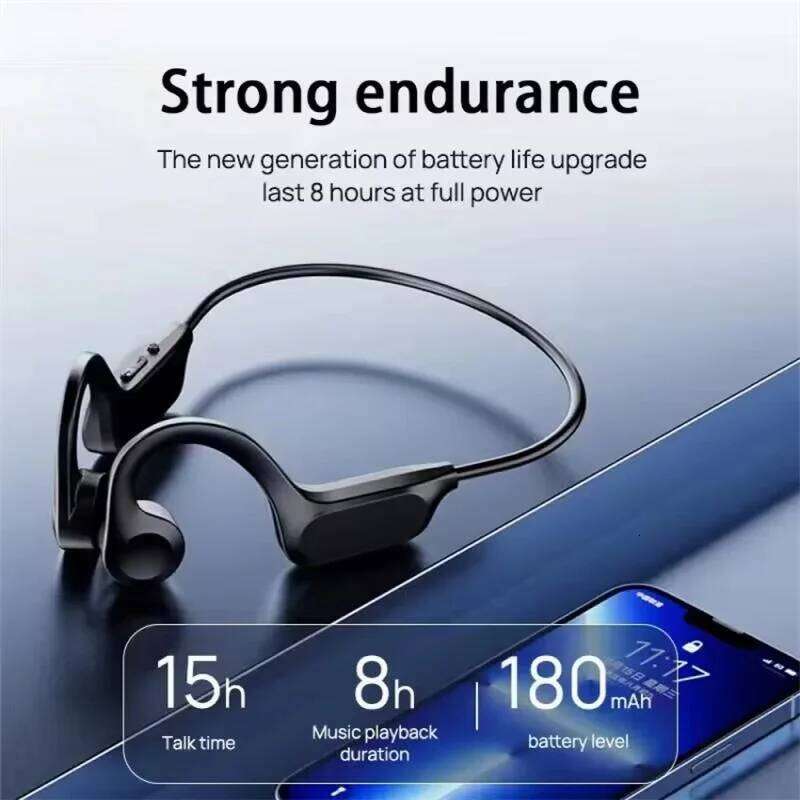 Wireless Earphone Bone Conduction Sport Swimming BT Compatible Headphone Hand-free With Mic For Running X7 Earbuds 26L0309