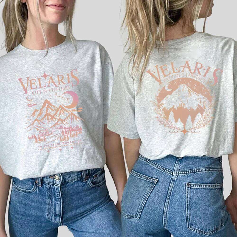 Velaris T City of Starlight ACOTAR Tshirt Night Court Shirts Rhysand Quotes Tees Sarah J Maas Apparel Bookish Gift XJ260306