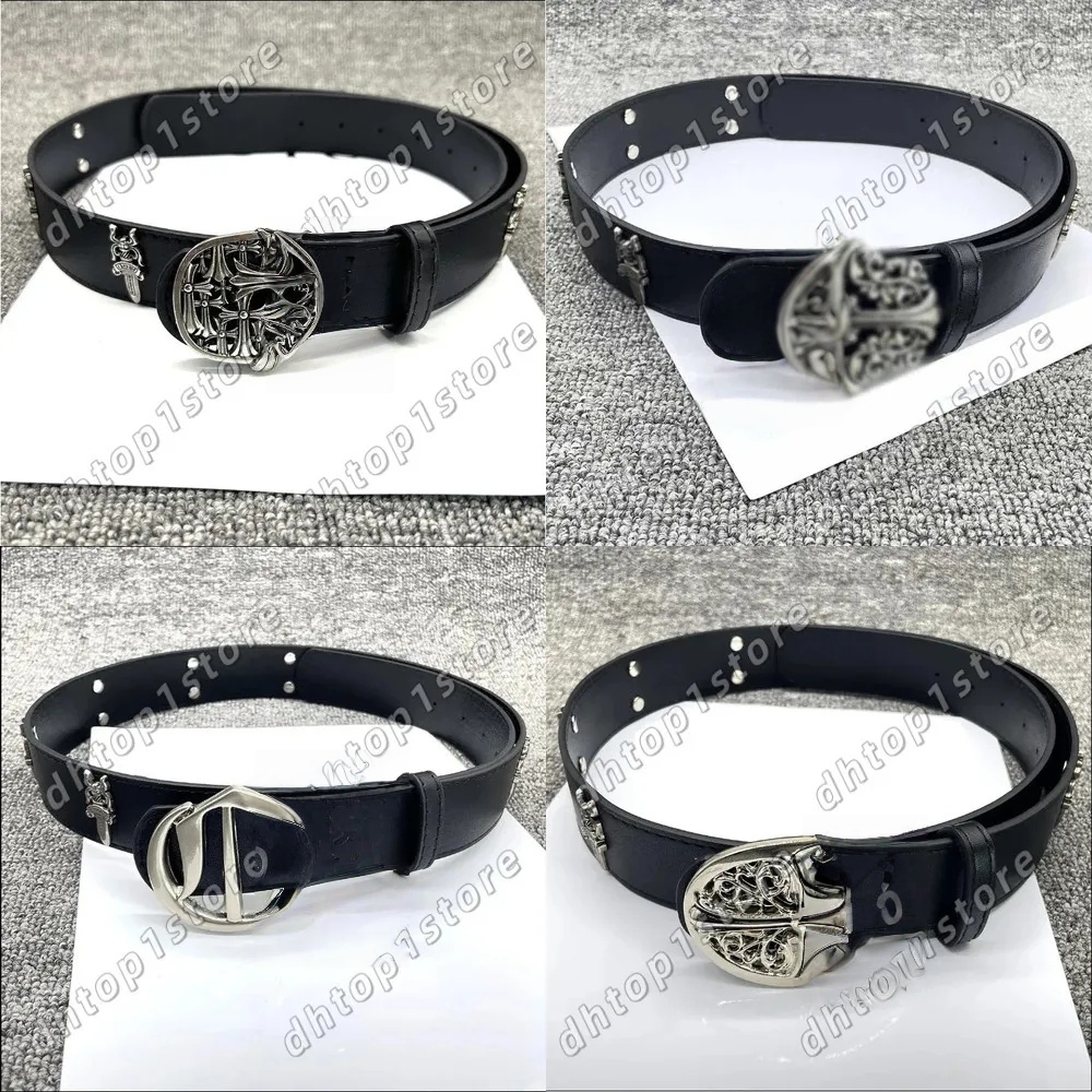 Belts chrome belt designer womens mens ch women newstyle high quality tongue cross crome belts buckle men casual womans fashion popular busine ac2