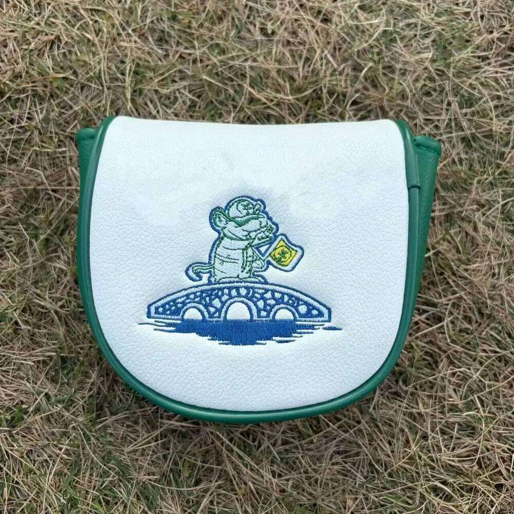 Vermilion Bird Putter Headcover, Thickened Waterproof PU Leather with Anti-Shock Design, Delicate Embroidery for Men &Women 26Y0309