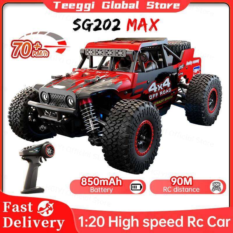 ZLL SG202 MAX/PRO 1:20 High Speed Drift Racing 70KM/H Or 50KM/H Brushless Motor 4WD RC Off Road Car Toys for For Kid Gift C260306