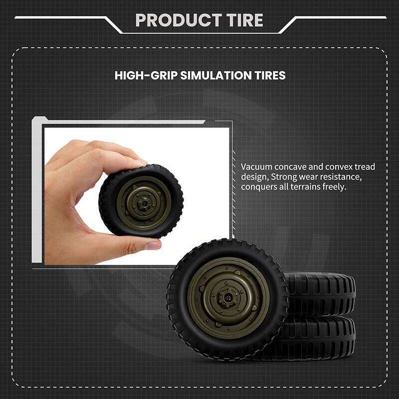 JJRC 1/10 Military Remote Control Car Full Function Steering, LED Lights & Searchlight Dynamic/Static Simulation For Outdoor C260306