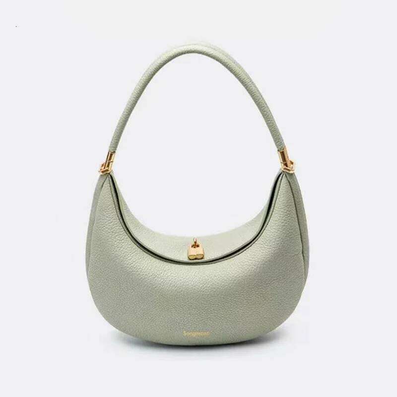 Designer Shoulder Underarm Leather Bag For Women New Fashion Portable Solid Color Female Travel Handbag Top Handles