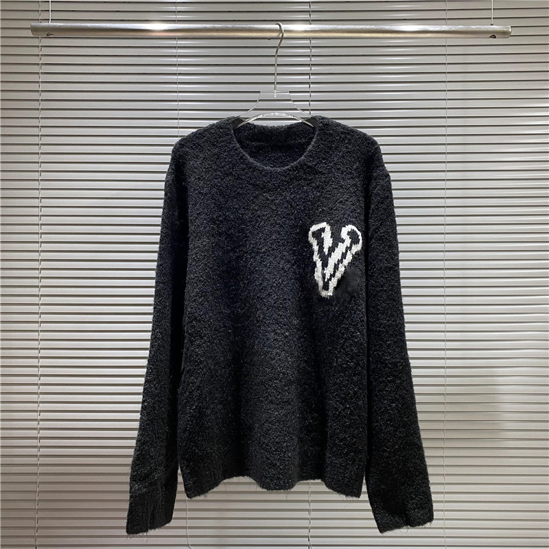 25ss Designer Sweaters luxury Mens Womens Jacquard stripe Man Paris Fashion Tee Top Quality Tees Street long Sleeve luxury colors