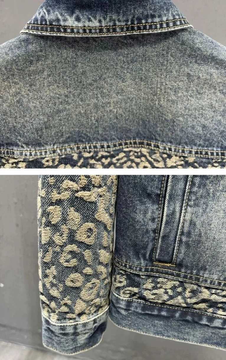 New Mens Trendy Cool Denim Jacket Korean Style Design Top Spring Autumn Personality Fashion Patchwork Coat M260309